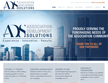 Tablet Screenshot of adsfundraising.com